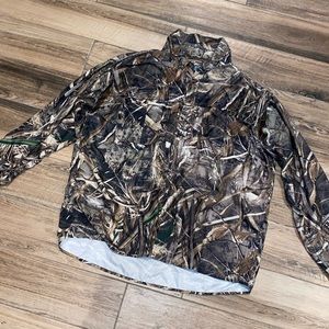 Drake Realtree Max 5 Waterfowl Systems Long Sleeve Button Down Collar Shirt XL
